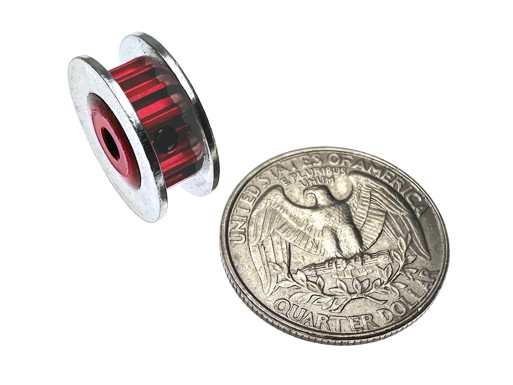 FingerTech S3M Timing Pulley, 15T, Thin, 1/8" Bore for Weapon Motors