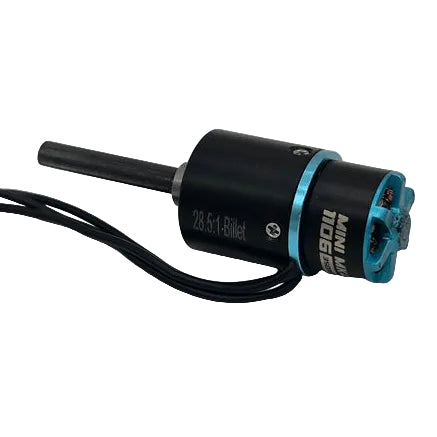 Repeat Robotics "Mini" 16mm Brushless Planetary Motor Mk4.1, 4mm Shaft