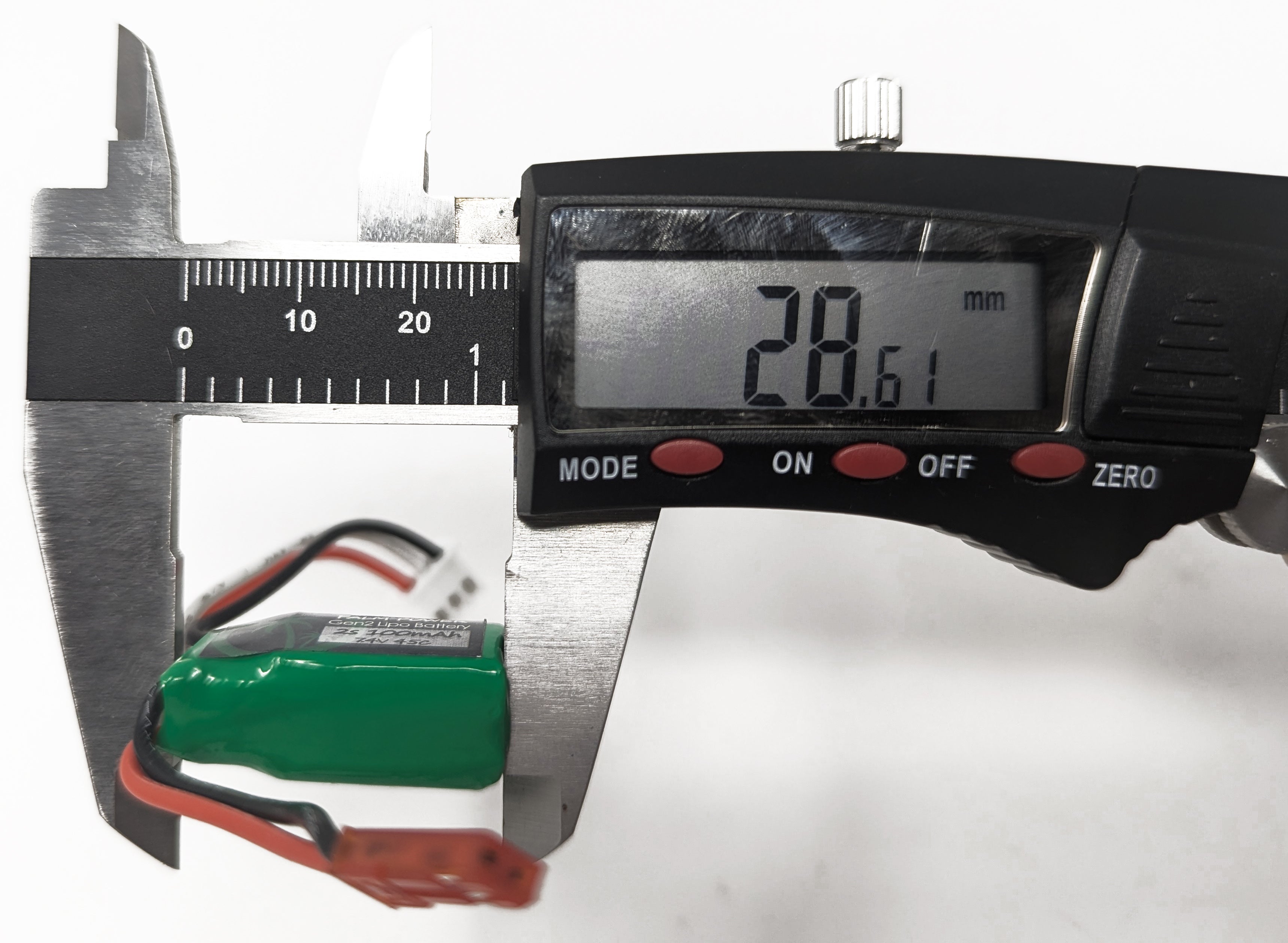 Palm Power 2S 100mAh Gen2 45C Lipo Battery