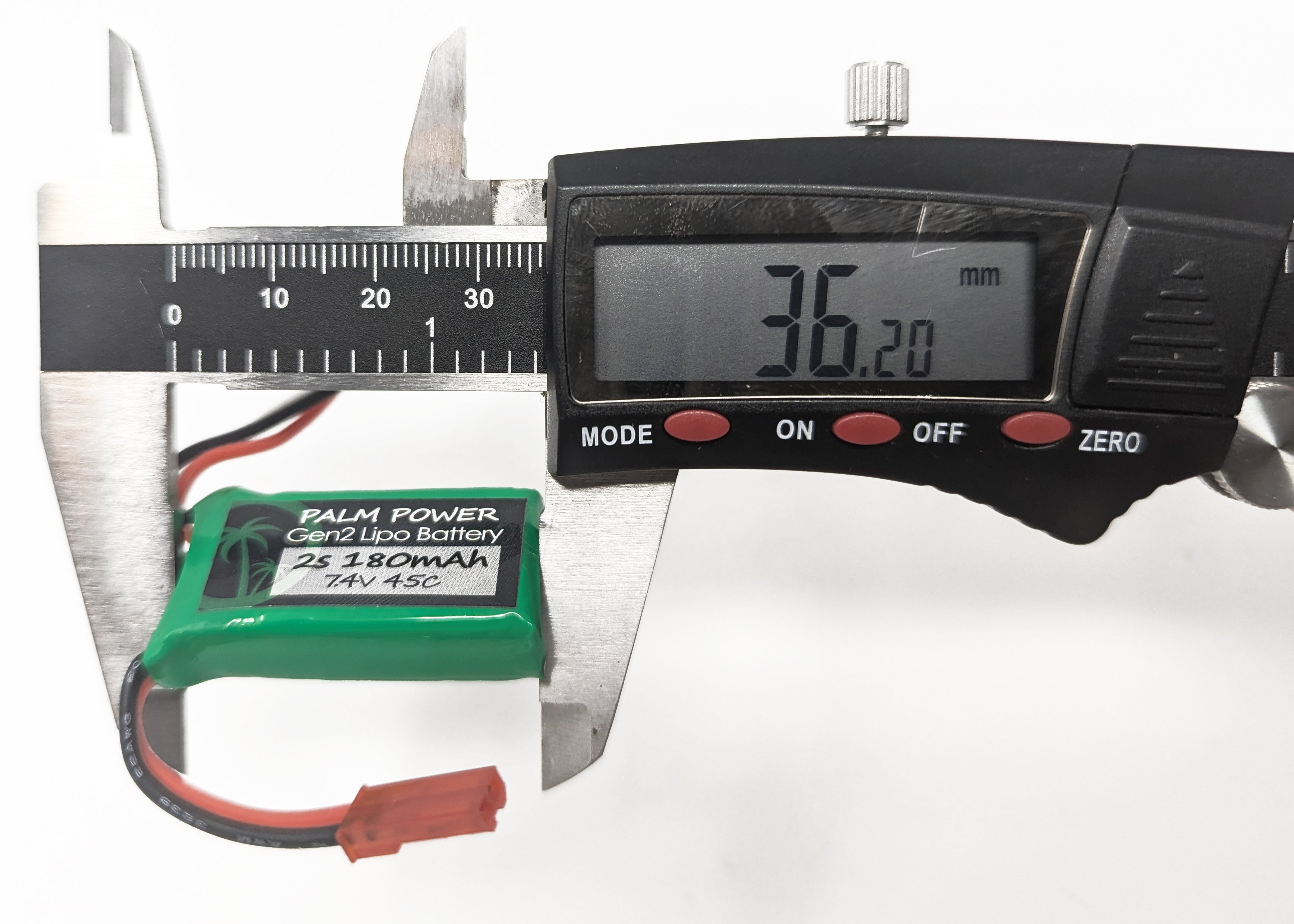 Palm Power 2S 180mAh Gen2 45C Lipo Battery