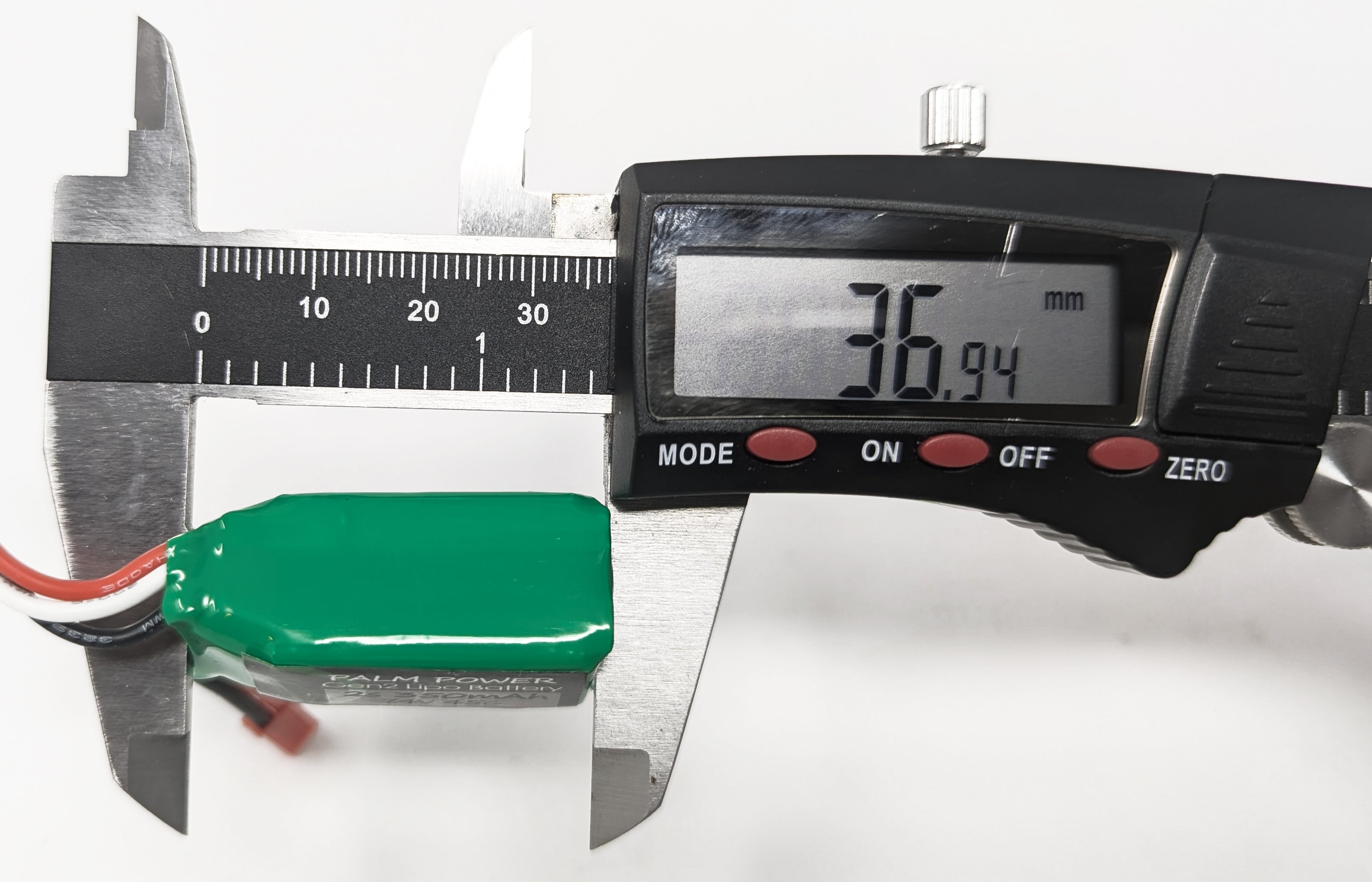 Palm Power 2S 350mAh Gen2 45C Lipo Battery