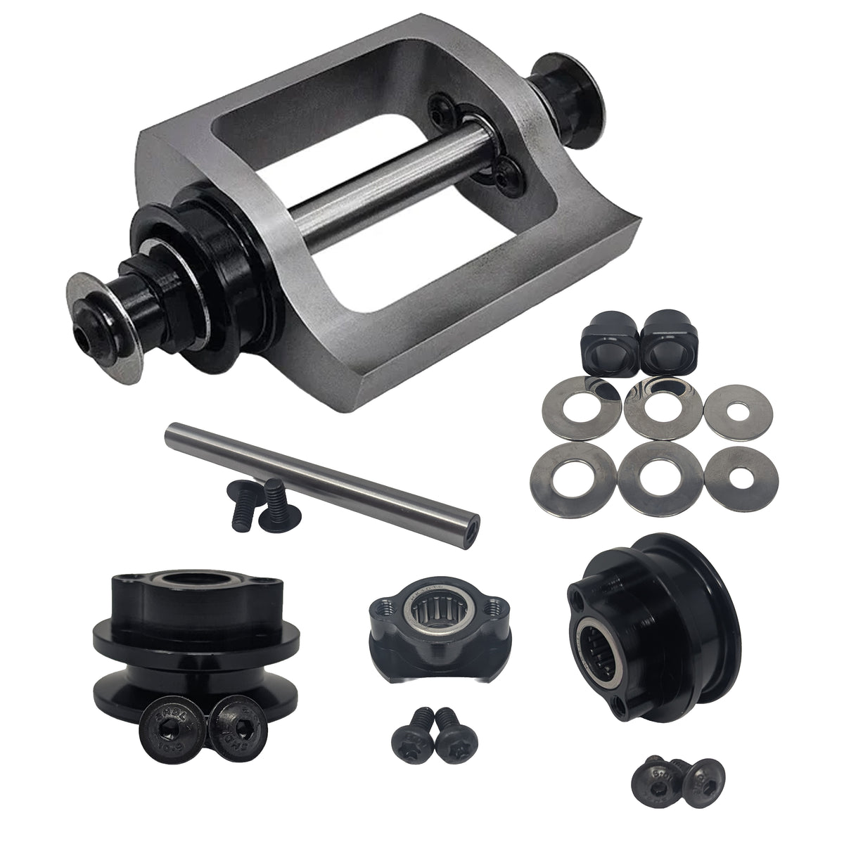 Repeat Beetle Beater Bar Parts - Inserts, Pulleys, Shaft