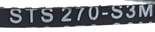 S3M Timing Belt 270mm, 90T, 4mm width