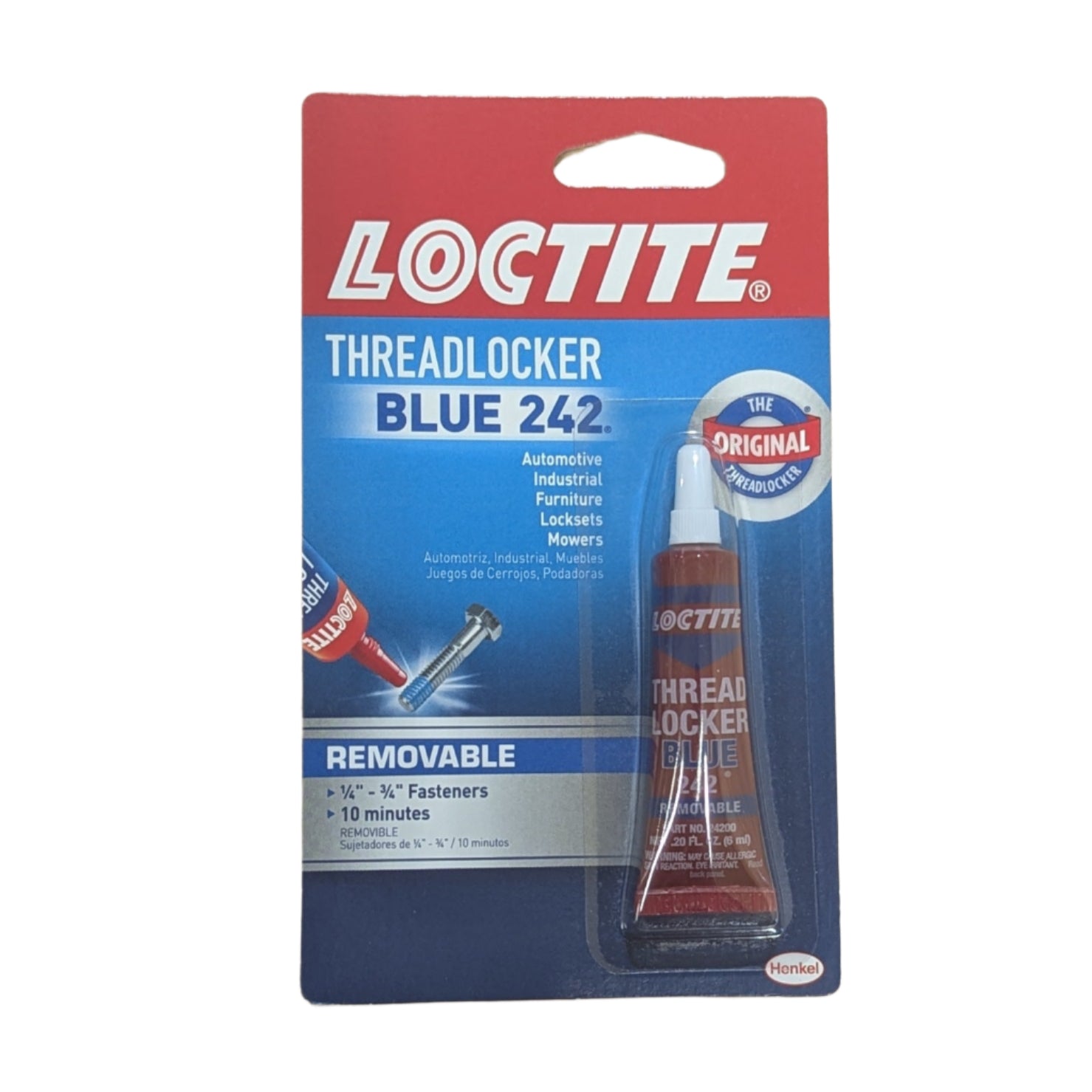 Loctite Blue 242 Thread Locker - 6mL tube