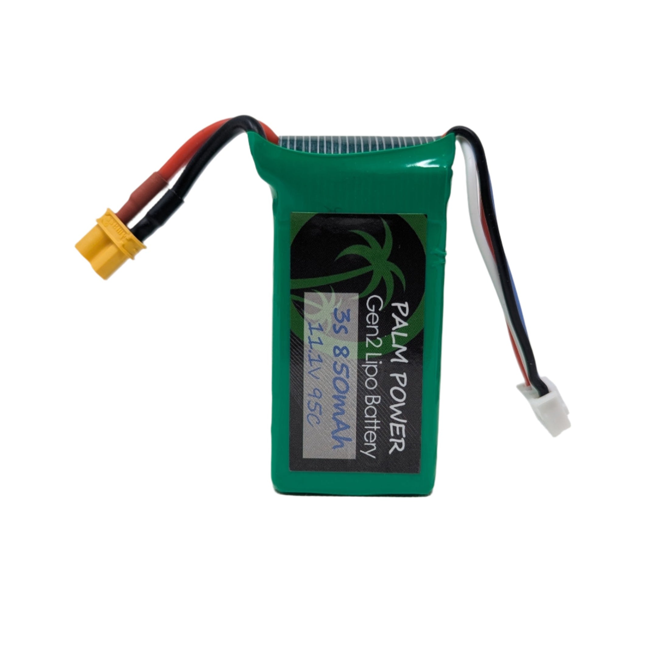 Palm Power 3S 850mAh XT30 Gen2 95C Lipo Battery