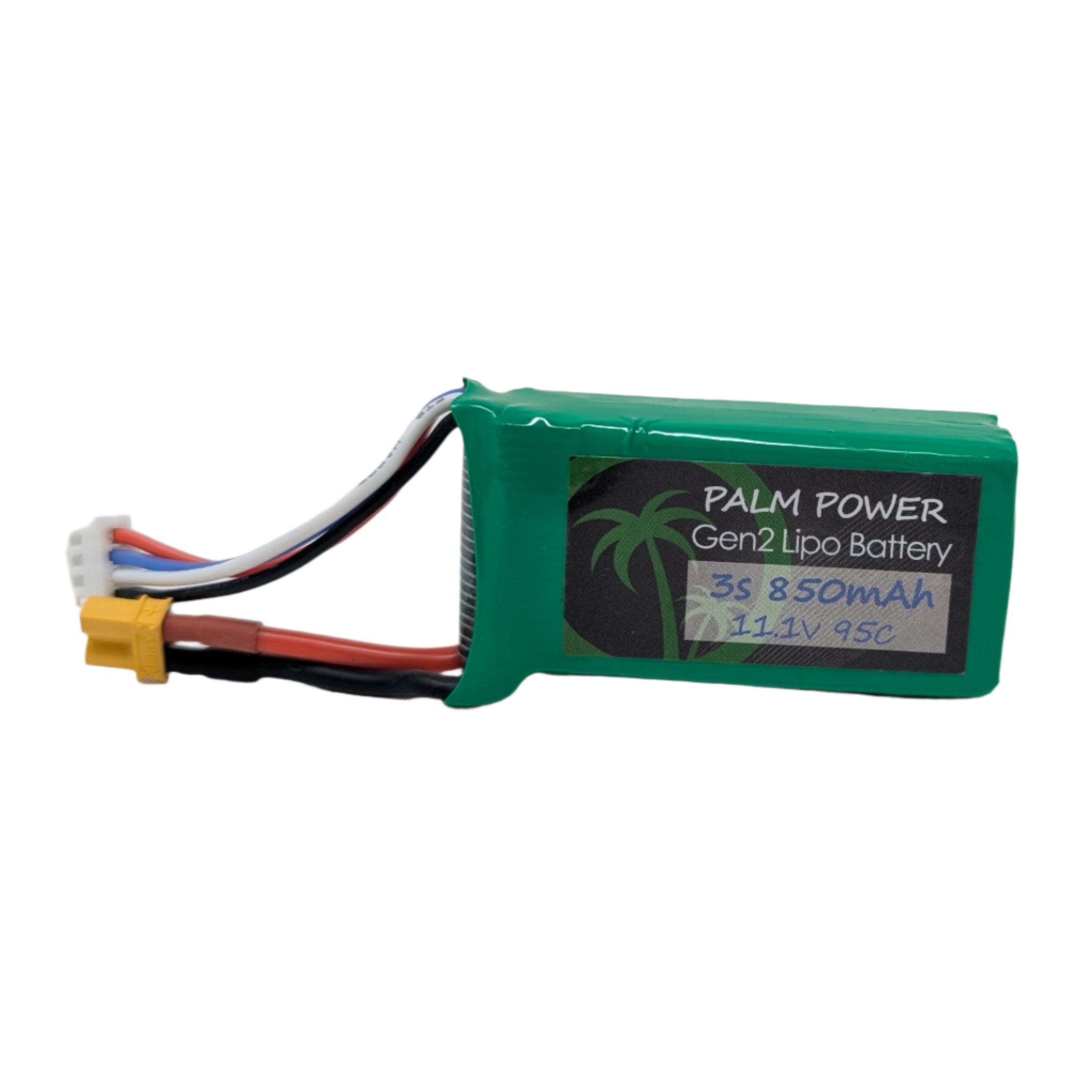 Palm Power 3S 850mAh XT30 Gen2 95C Lipo Battery