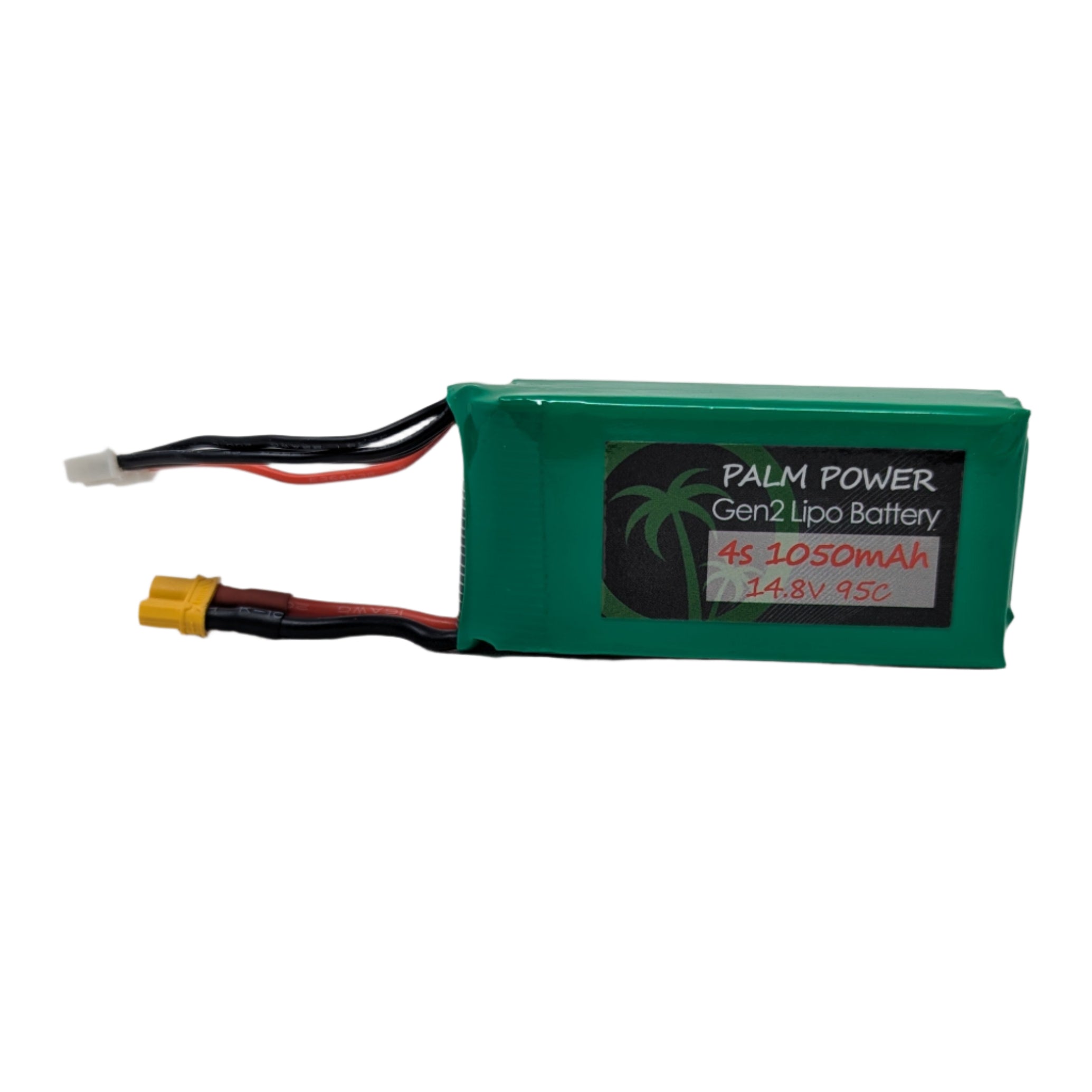 Palm Power 4S 1050mAh XT30 Gen2 95C Lipo Battery