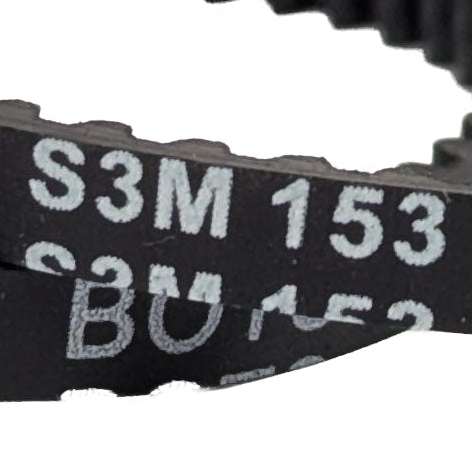 S3M Timing Belt 153mm, 51T, 4mm width