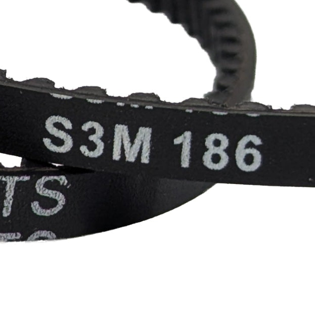 S3M Timing Belt 186mm, 62T, 4mm width