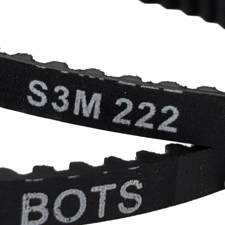 S3M Timing Belt 222mm, 74T, 4mm width