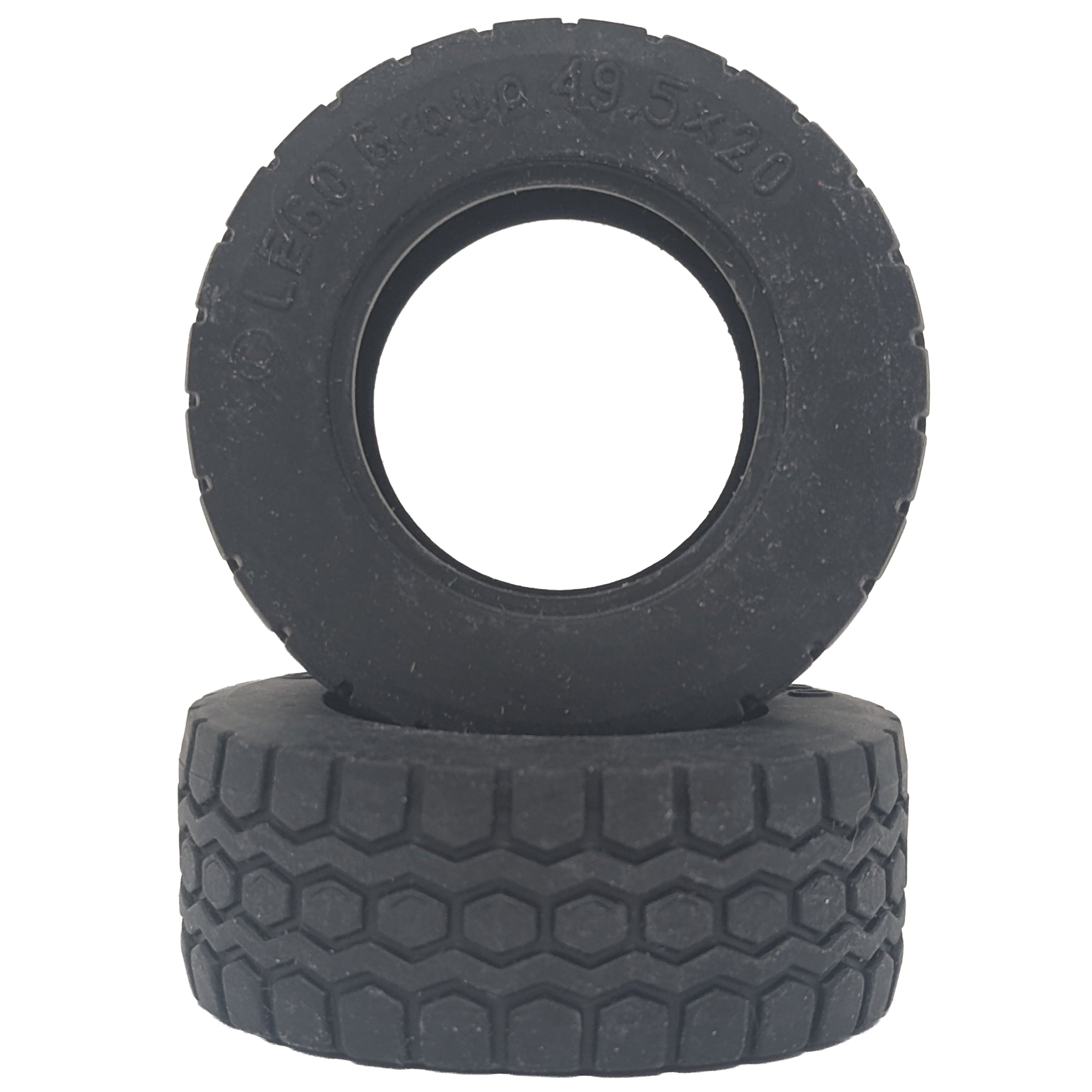 Rubber Tires for Gen2 Plastic Kits 49.5x20mm (PAIR)