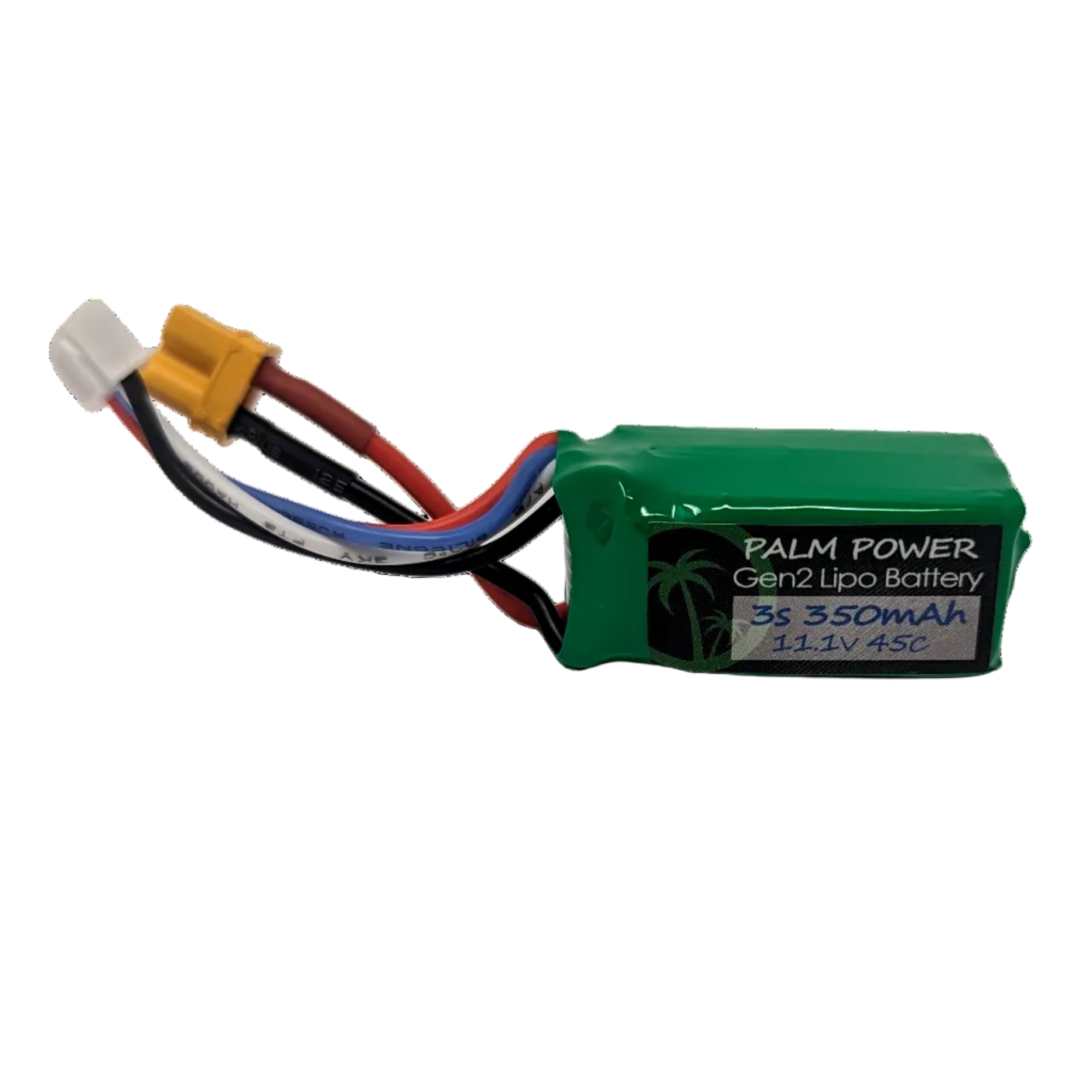 Palm Power 3S 350mAh XT30 Gen2 45C Lipo Battery