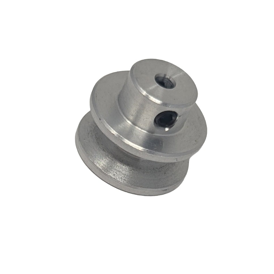 V Belt MB Pulley with hub - 19mm, 1/8" Bore