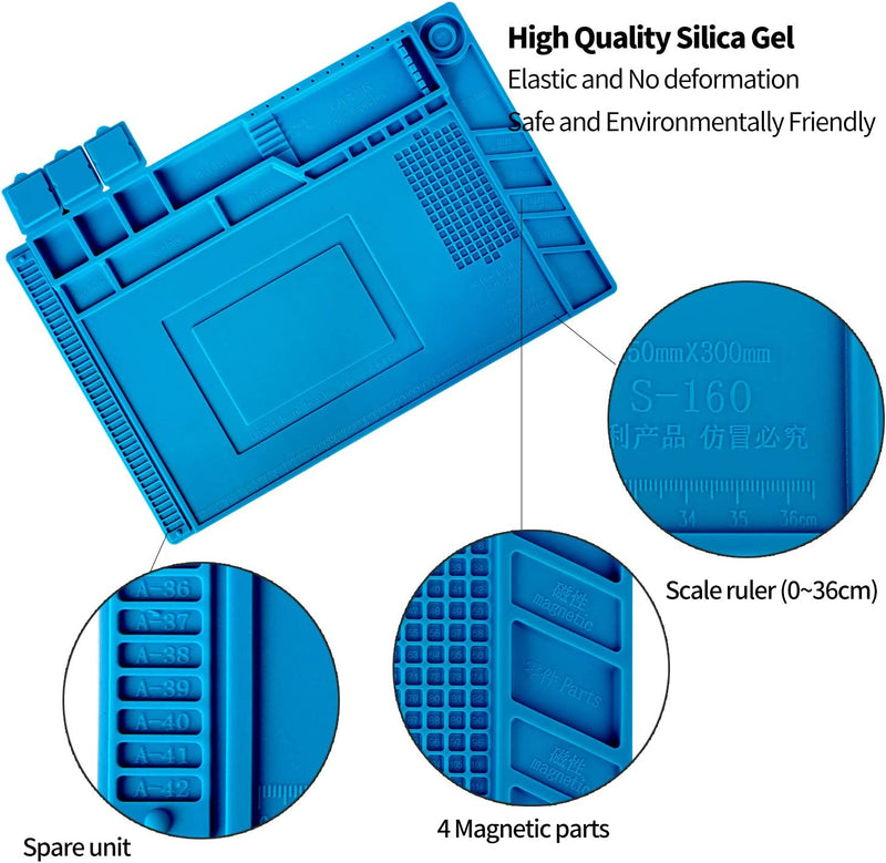 Silicone Pit Mat for Soldering & Repairs