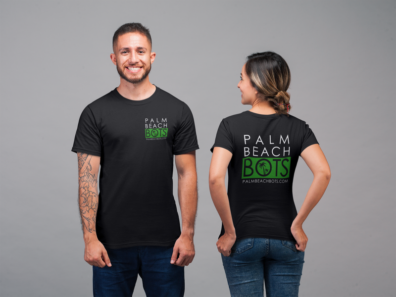 Palm Beach Bots Logo T-Shirt, 2 Sided