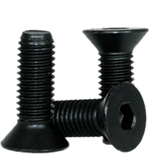 M2-0.40 x 12mm Flat Socket Cap Screws - Black Oxide (3 Pack) - Blade Mount Upgrade