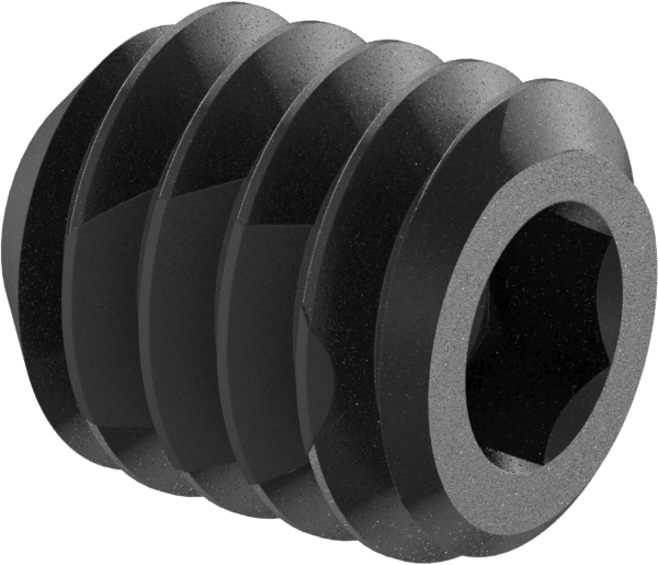 8-32 x 3/16" Set Screws - Black Oxide (10 Pack) - Twist Hubs