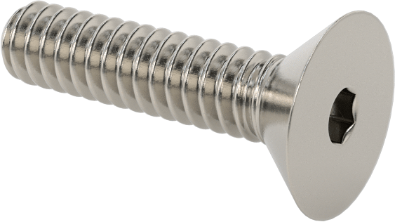 4-40 x 1/2" Flat Socket Cap Screws, 4 Pack