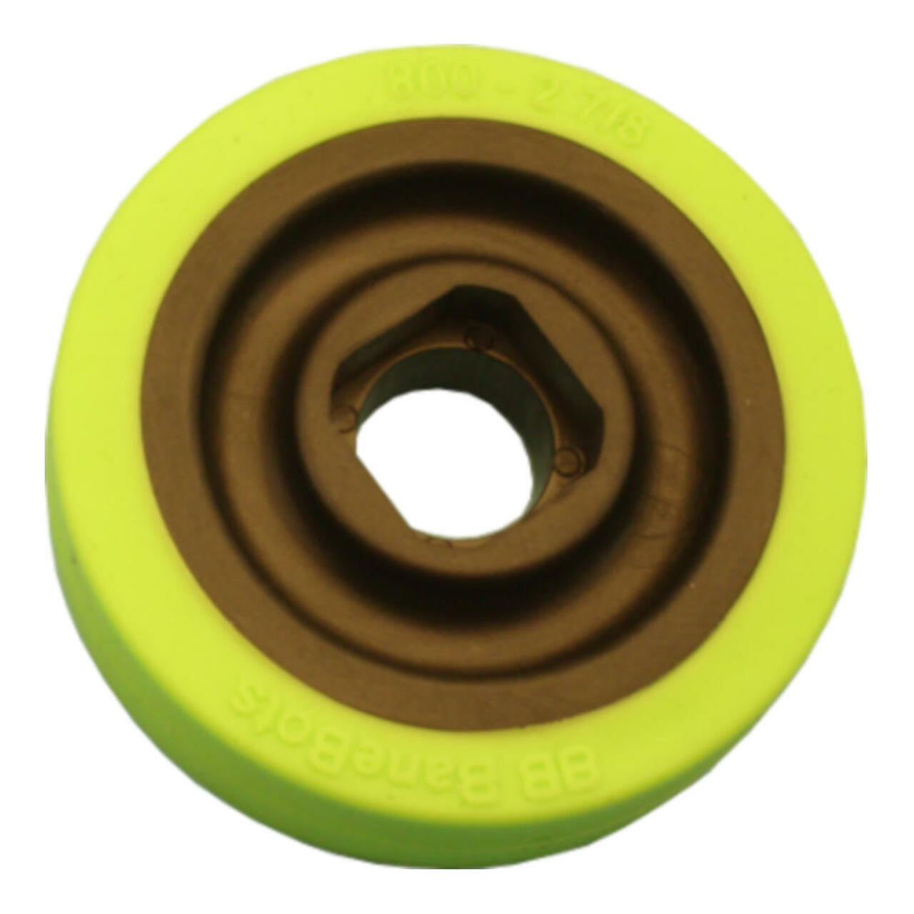 BaneBots T81 Wheel, 2-7/8" x 0.8", Hub Mount, 30A, Green