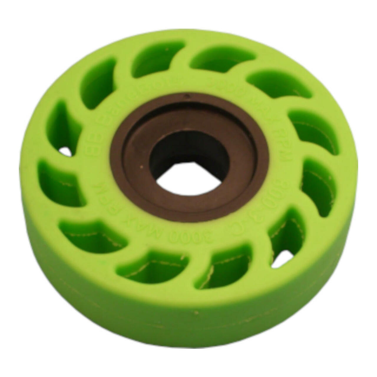 BaneBots T81 Compliant Wheel, 3" x 0.8", Hub Mount, 30A, Green