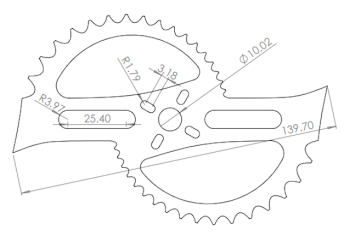 FingerTech 5.5inch x 3mm Titanium FTR Bar