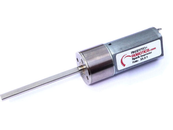 FingerTech "Silver Spark" 16mm Gearmotor 33:1
