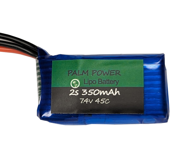 Palm Power 2S 350mAh 45C Lipo Battery