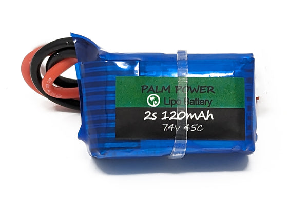 Palm Power 2S 120mAh 45C Lipo Battery