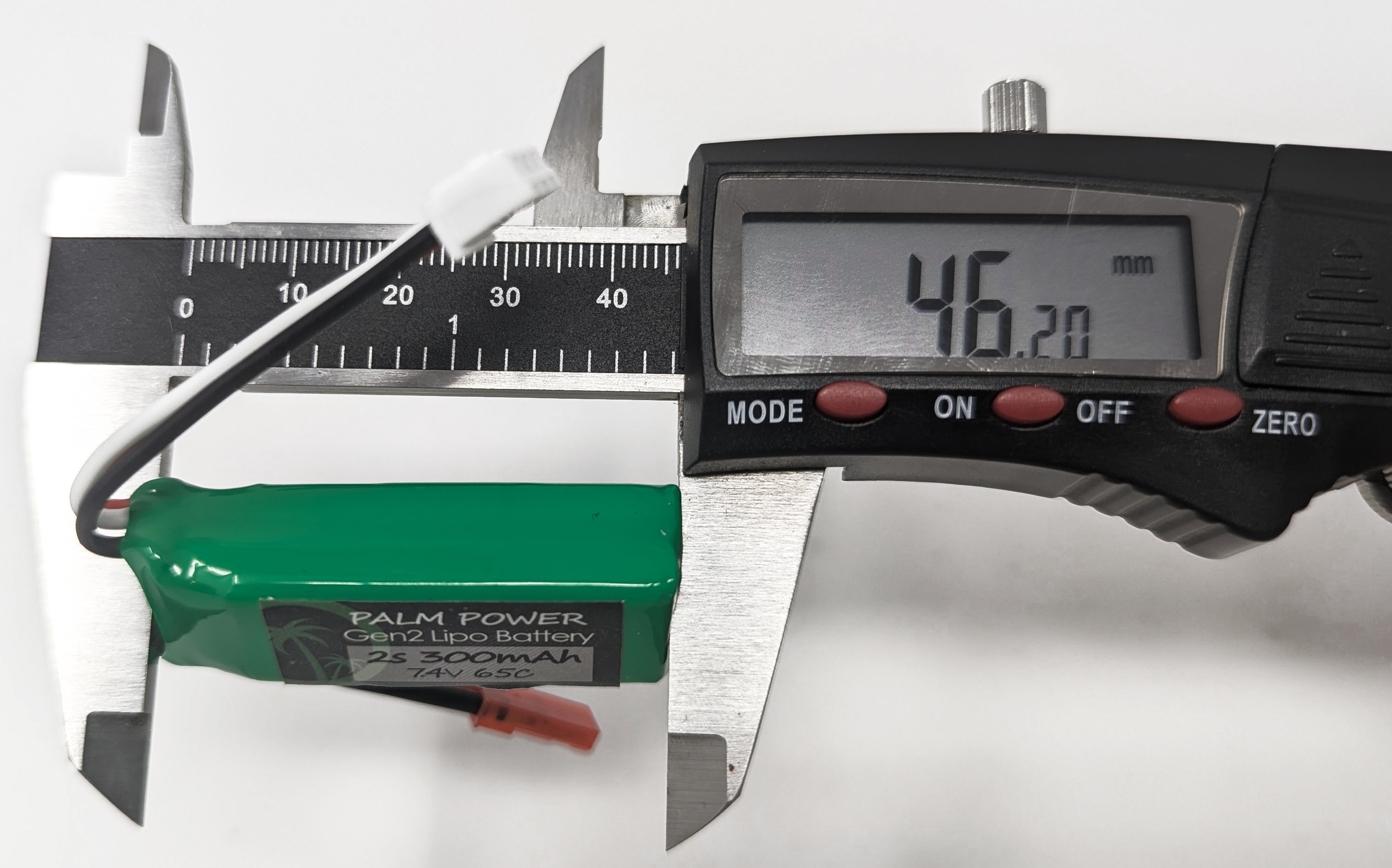 Palm Power 2S 300mAh Gen2 65C Lipo Battery