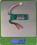 Palm Power 2S 300mAh Gen2 65C Lipo Battery