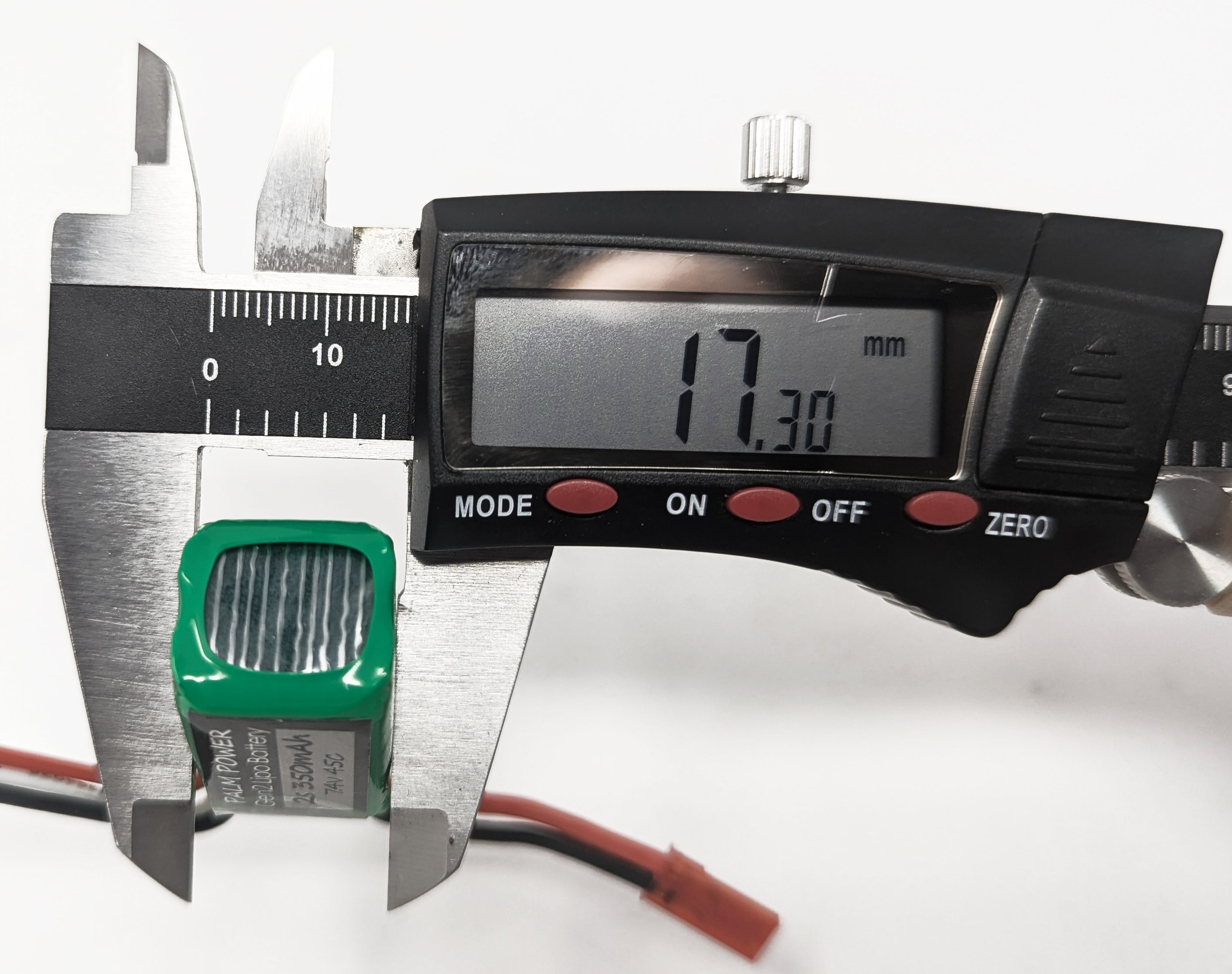 Palm Power 2S 350mAh Gen2 45C Lipo Battery