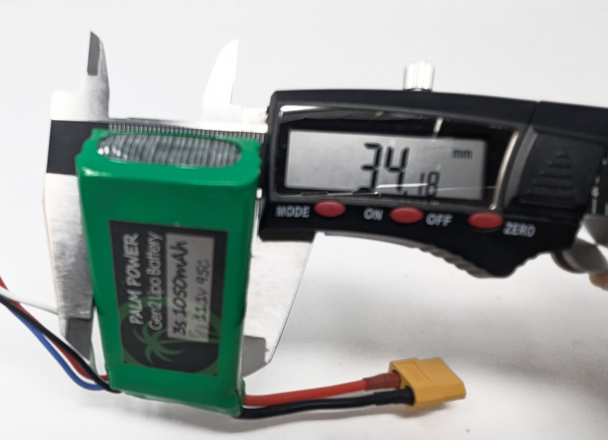 Palm Power 3S 1050mAh XT60 Gen2 95C Lipo Battery