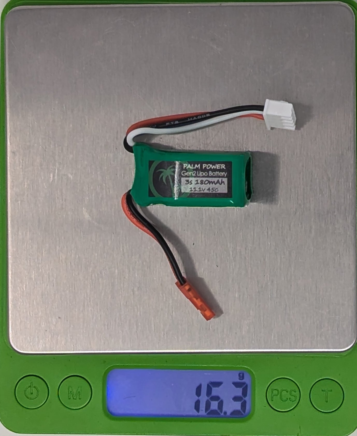 Palm Power 3S 180mAh Gen2 45C Lipo Battery