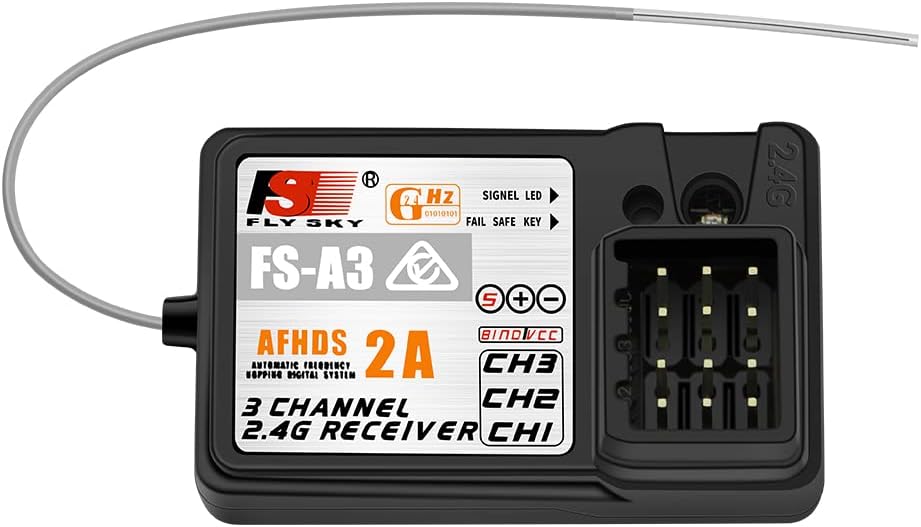FlySky "FS-A3" 2.4GHz 3-Channel Receiver AFHDS 2A FS-I4 Compatible FSA3