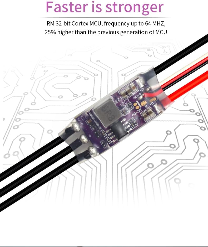 Flycolor Francy 2 50A BLHeli_32 3-6S Brushless ESC w/ BEC - CLEARANCE