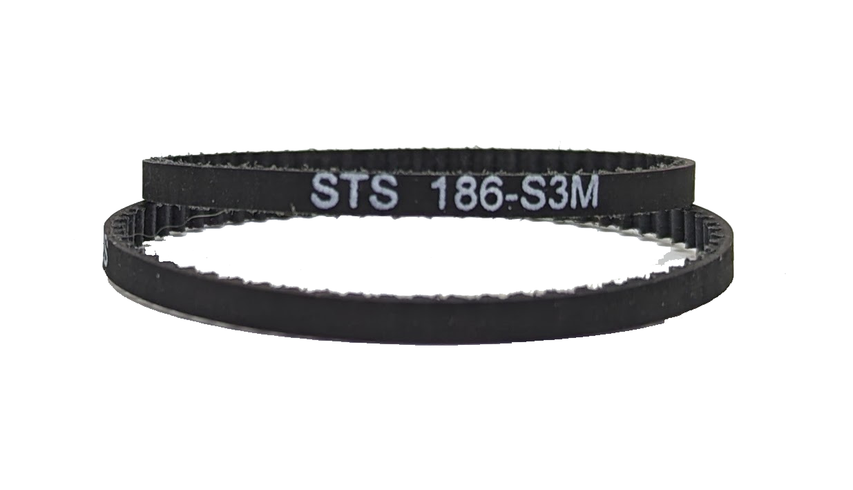 S3M Timing Belt 186mm, 62T, 4mm width