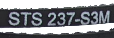 S3M Timing Belt 237mm, 79T, 4mm width