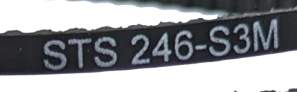 S3M Timing Belt 246mm, 82T, 4mm width