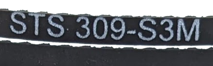 S3M Timing Belt 309mm, 103T, 4mm width