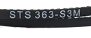 S3M Timing Belt 363mm, 121T, 4mm width