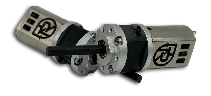 Repeat Robotics "Compact" Brushed 22mm Planetary Motor 4mm Shaft - Beetle Drive