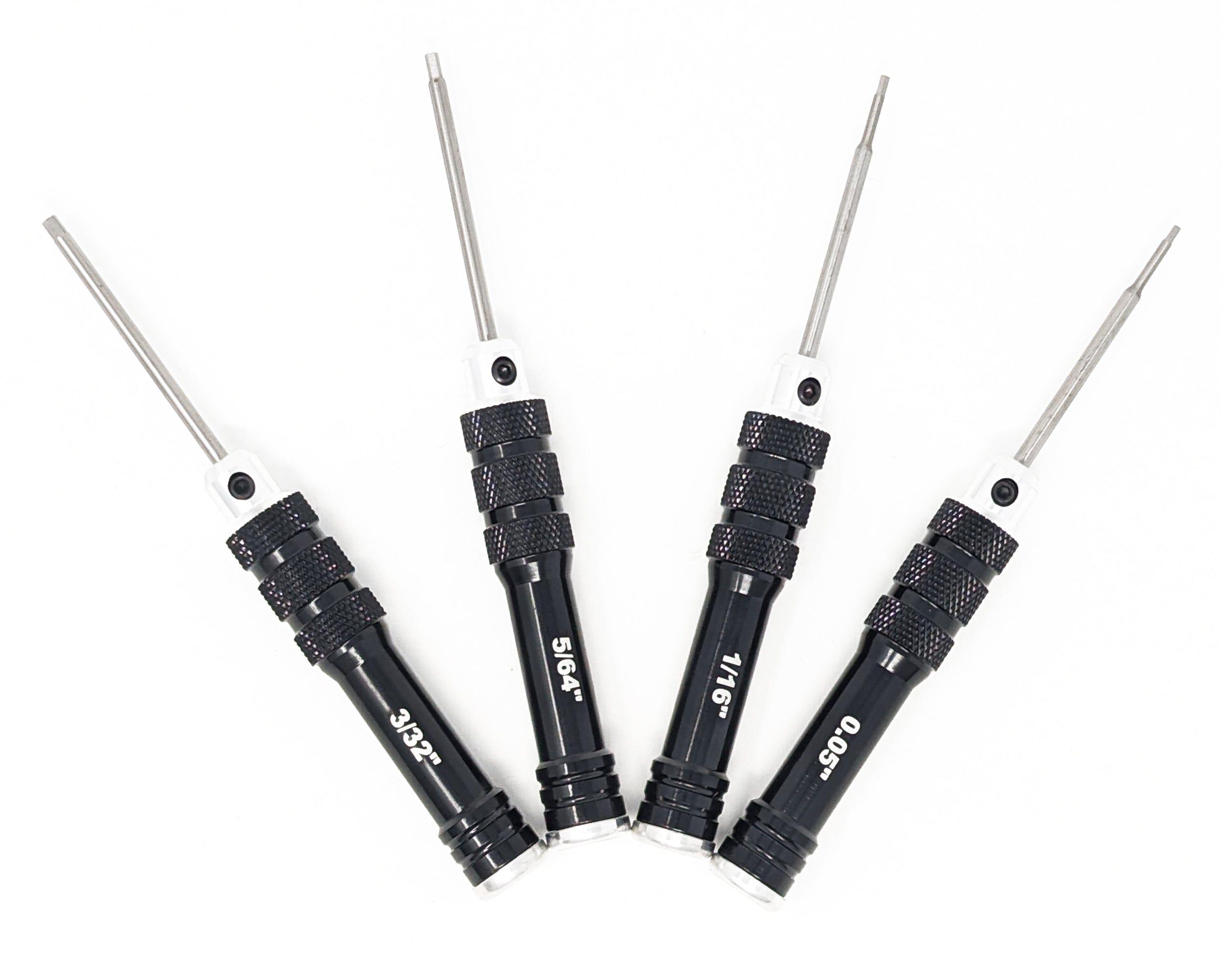 Hex Driver Set for Combat Robots (050, 1/16, 5/64, 3/32)