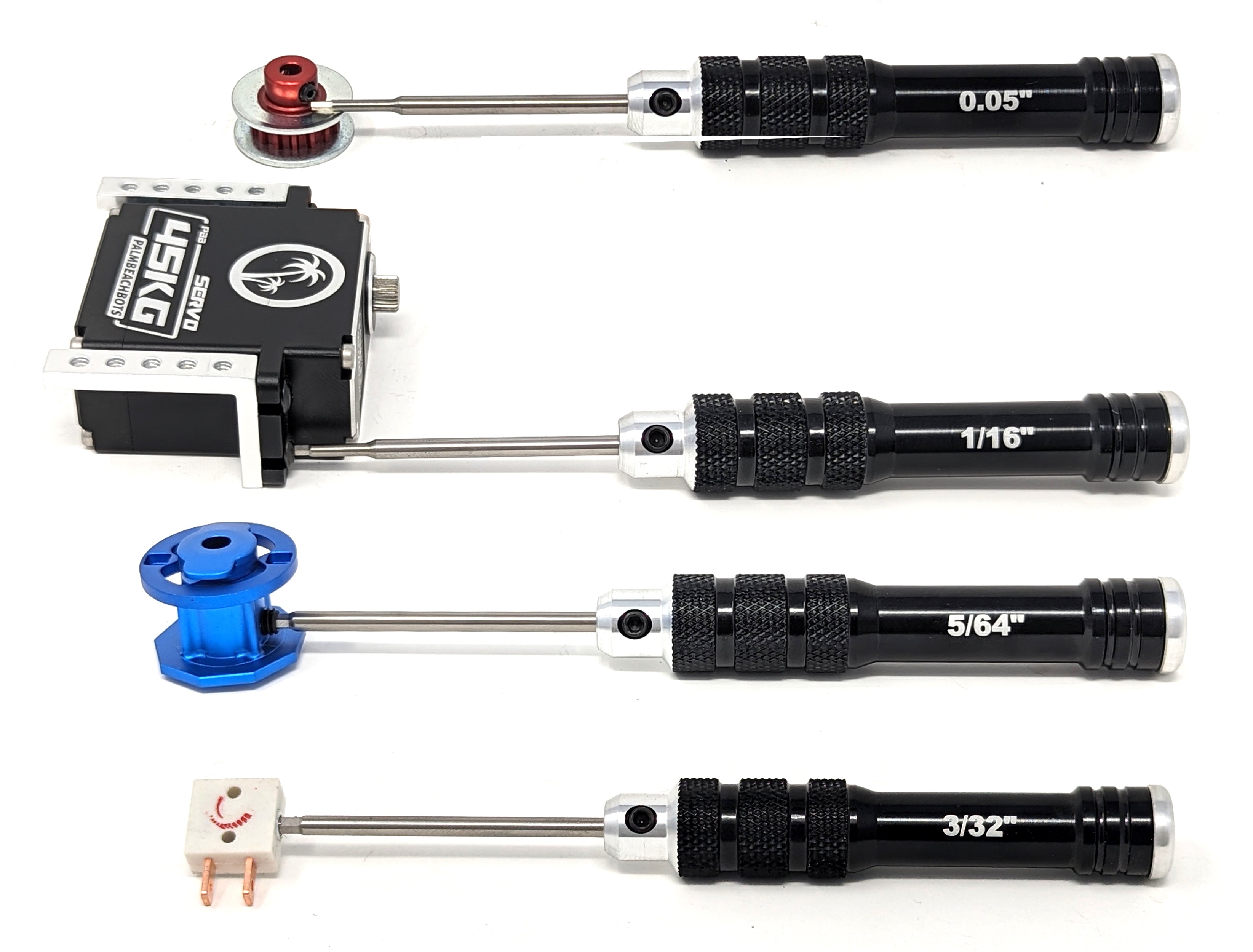 Hex Driver Set for Combat Robots (050, 1/16, 5/64, 3/32)