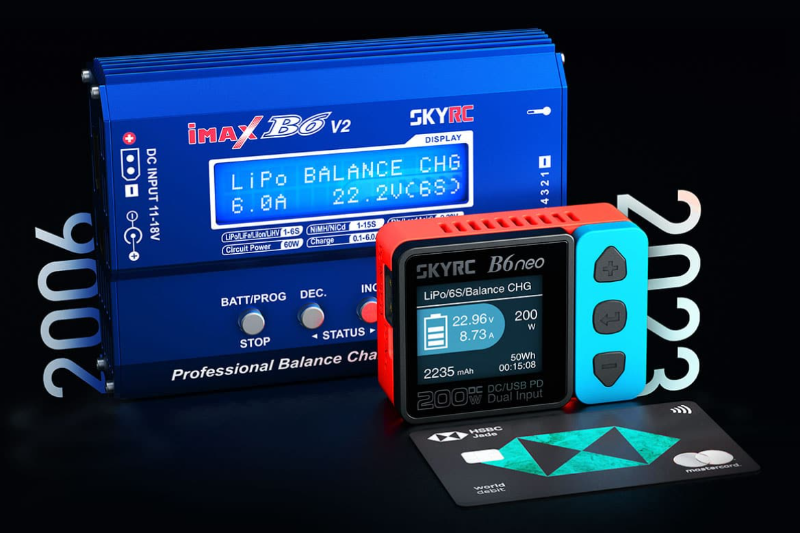 B6 NEO Compact Smart Charger for 1-6S Lipo B6 NEO Compact Smart Charger for 1-6S Lipo