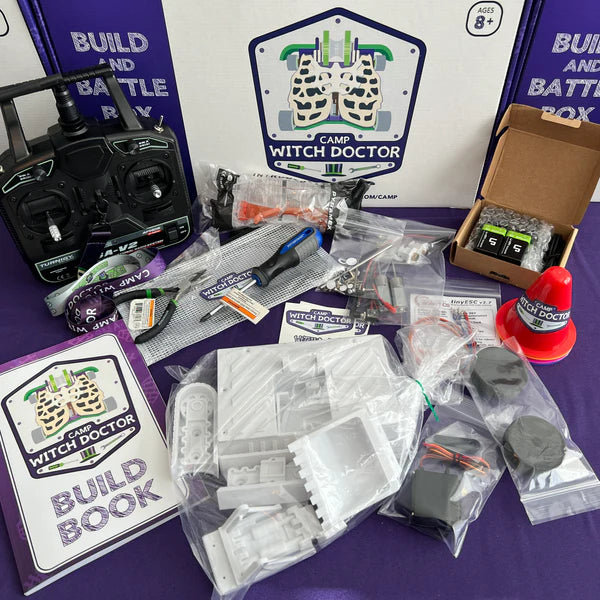 Build and Battle Robot Kits by Camp Witch Doctor