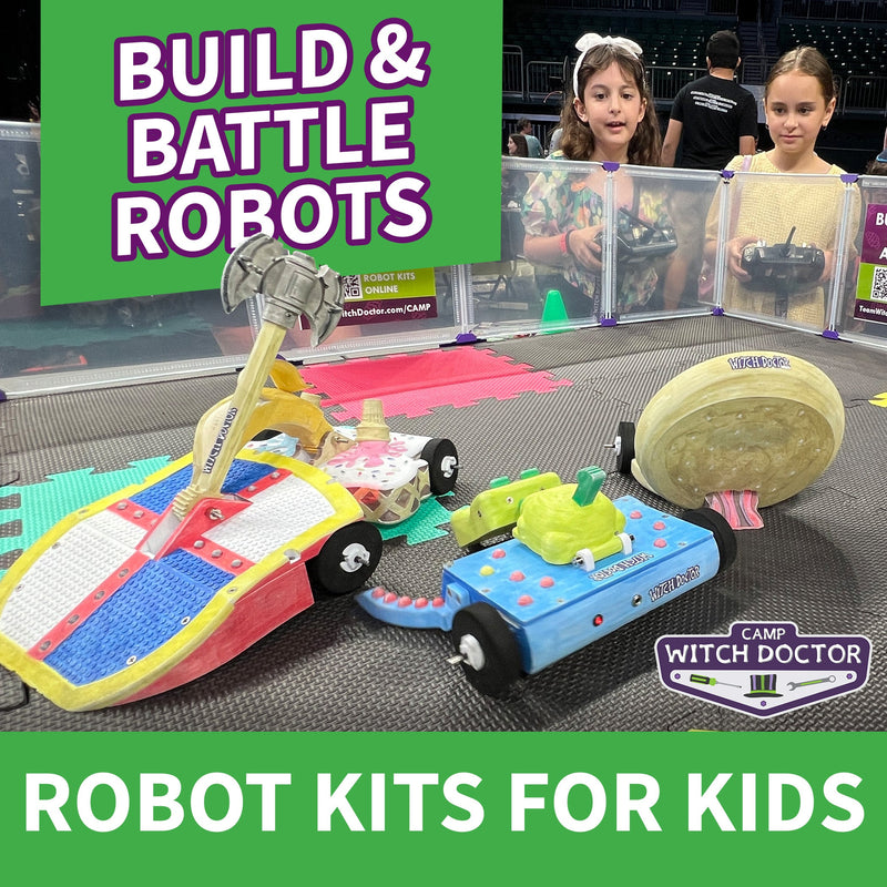 Build and Battle Robot Kits by Camp Witch Doctor