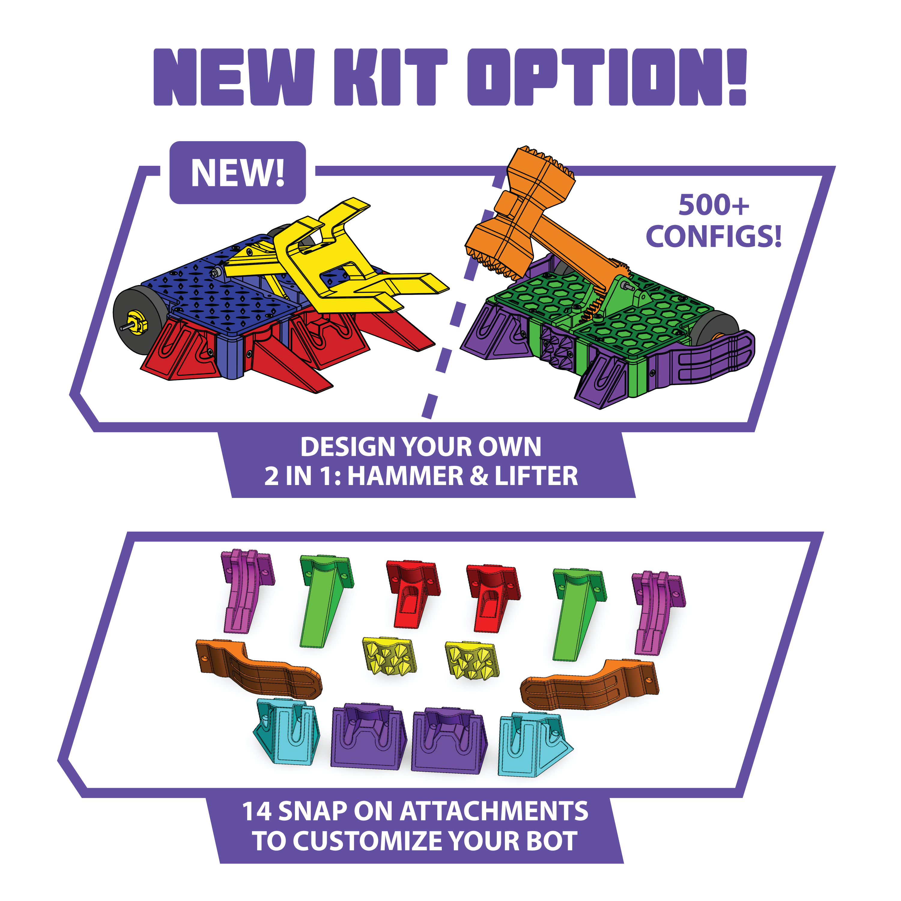 Build and Battle Robot Kits by Camp Witch Doctor