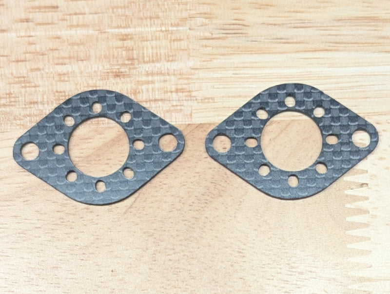 Repeat Max Motor Mounts (Pair) - Carbon Fiber - Fits MegaSparks, Repeat Max & Compact Beetle Drive