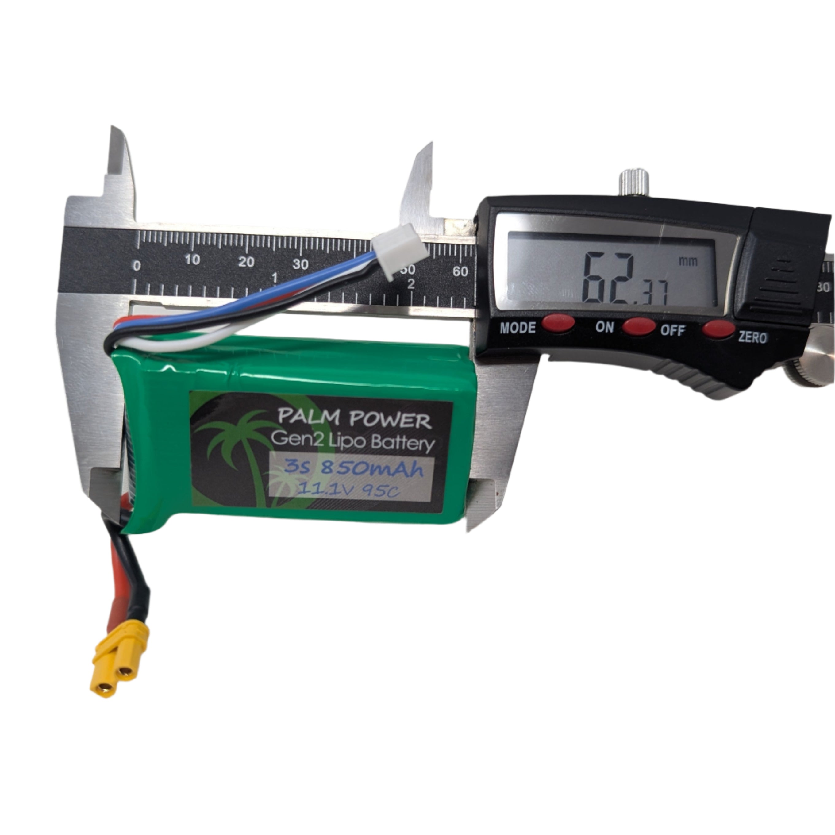 Palm Power 3S 850mAh XT30 Gen2 95C Lipo Battery