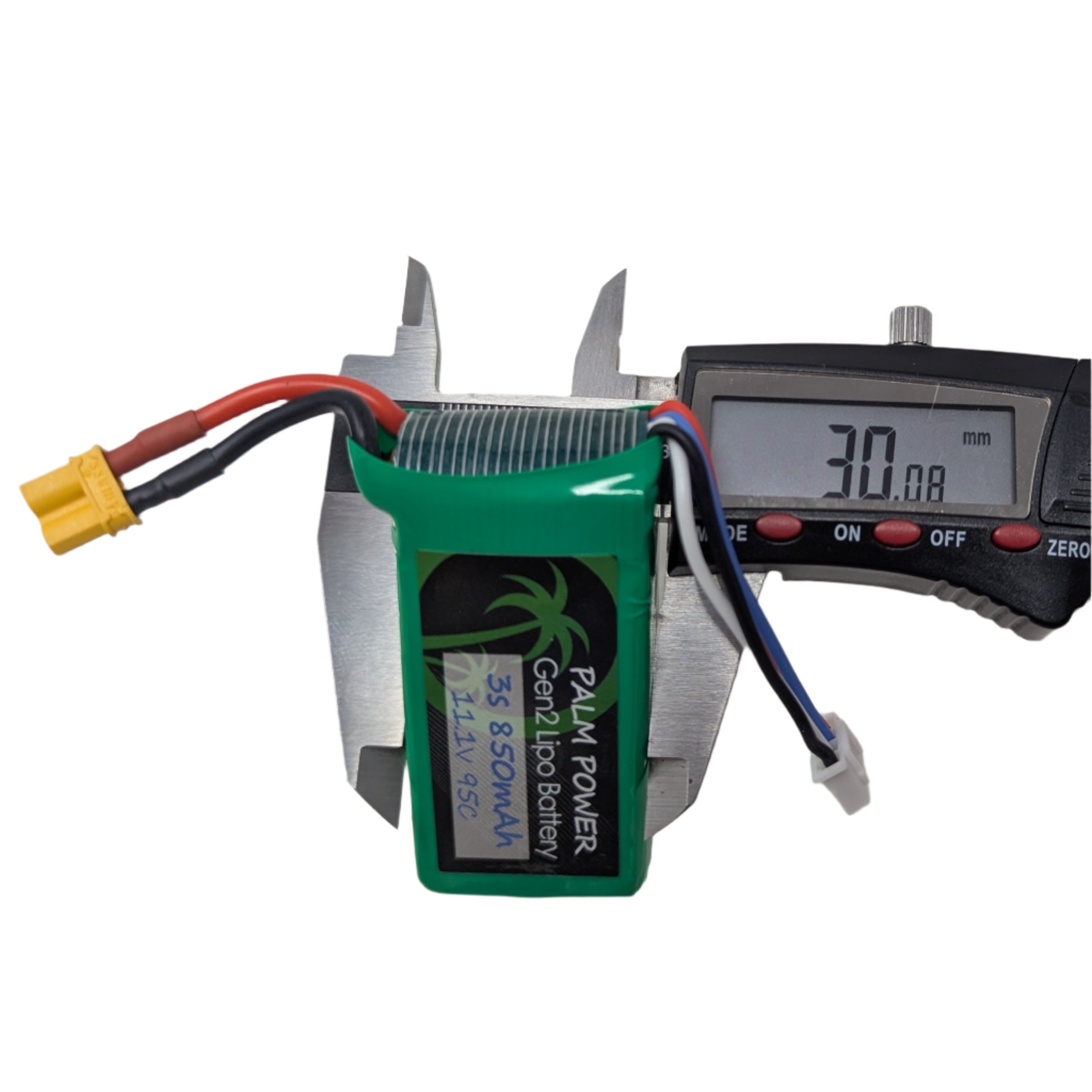 Palm Power 3S 850mAh XT30 Gen2 95C Lipo Battery